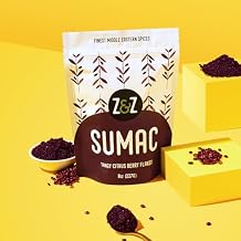 Sumac by Z&Z | Ground Sumac Spice Made from Fresh Tangy Citrus Sumac Berries | Turkish Sumac Seasoning for Marinades, Salads, Rice, Hummus | Authentic Middle Eastern & Mediterranean Taste, 8 Oz