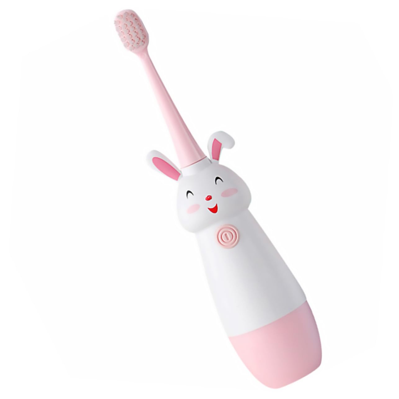 Gatuida 3 Juegos Cepillo Eléctrico Infantil Sónico Rosa Cabezal con Cerdas Suaves para Bebés Diseño de Dibujos Animados Recambios para Niñas