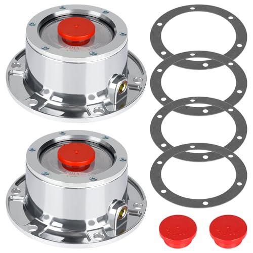 Image of CheeMuii 2 Pack 343-4009 Trailer Hub Caps Kit Replace for Stemco 343-4009