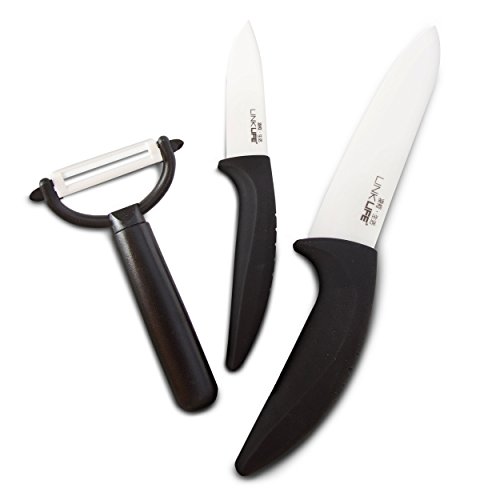 Ceramic Kitchen Knife and Vegetable Peeler [Bundle]