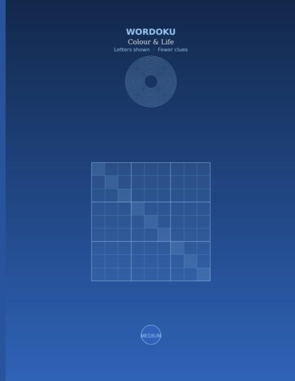 Wordoku: Colour & Life — Medium Edition (Large Print): Themed Word Sudoku Puzzles | Colours, Animals & Garden | Scrambled Letters — Solve the Grid, Name the Shade