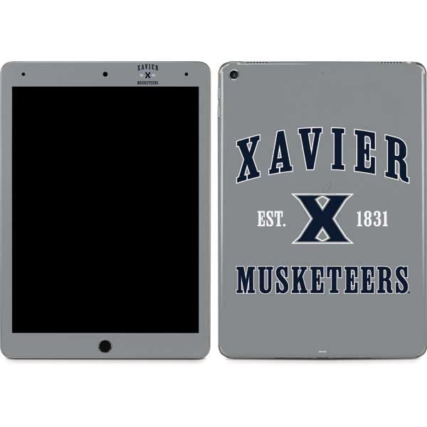 Skinit Decal Tablet Skin Compatible with iPad Air - Officially Licensed Xavier University Musketeers Est 1831 Design