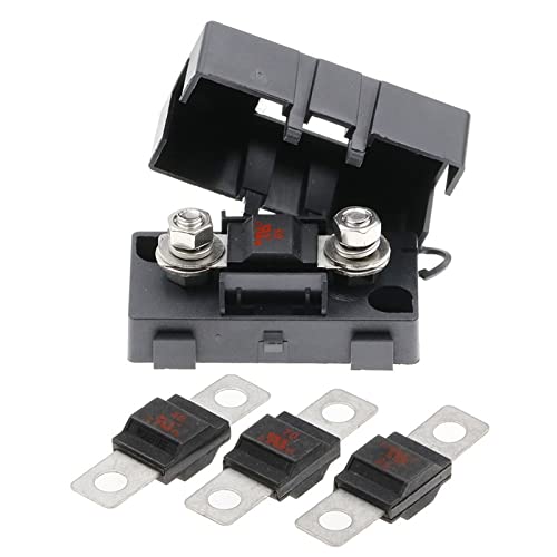 Fusible ANS 150A avec porte-fusible ANS-8 plaque sécurité 32V pour protection circuit voiture