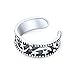 Celestial Moon and Stars Cartilage Band Ear Cuffs Wrap Helix 1 Piece Earring Black Oxidized Sterling Silver