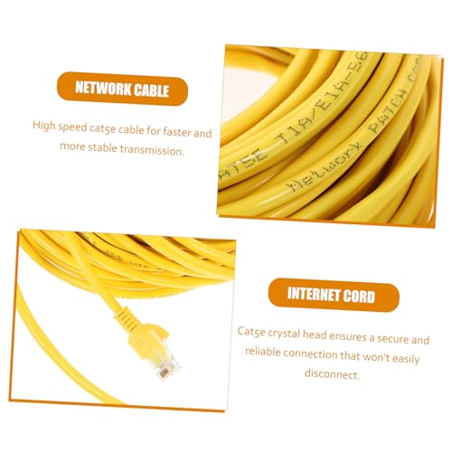 Cable Ethernet 20 m Cat 5e para conexión de laptops y routers miniatura 4