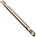 Neiko 10220B #30 Double Ended Drill Bit Set, M35 Cobalt Steel | 135° Split-Point Tip | 10-Count