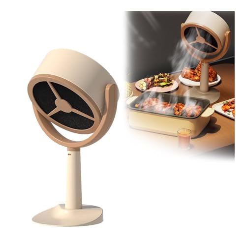 Purificador de humo, ventilador purificador de humo para computadora, purificador de humo portátil, ventilador alto para fumar, filtro de humo, ventilador portátil de escape de cocina, absorbente de