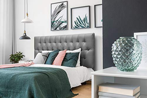 SUENOSZZZ-ESPECIALISTAS DEL DESCANSO Cabecero de Cama de 135 Modelo Copenhague, Color Negro 145x120 | Cabezal Madera de Gran Acolchado con capitoné tapizado en Polipiel - imagen 7