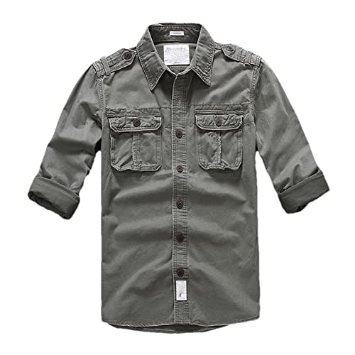 Chemise cargo homme coton lin parfaite pour les soirées d'été en terrasse