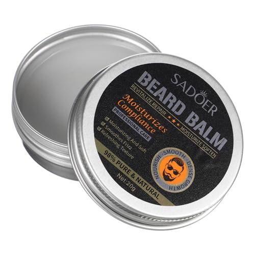 Baluue bálsamo para el cuidado de la barba crema suavizante de barba sellos de tira ver bálsamo para bigote ungüento para barba herramientas para el cuidado de la barba pegar Black