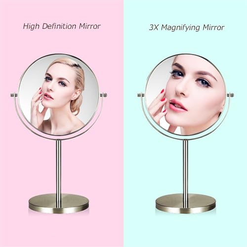 Espejo de maquillaje de doble cara con aumento de 7 pulgadas 5