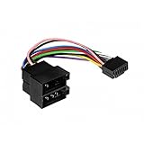 PIN: 16 Sound-Way Cable Adapter Kabelbaum ISO kompatibel mit Autoradio JVC 16 Pin