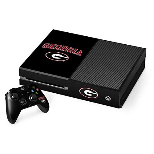 Skinit Decal Gaming Skin Compatible with Xbox One Console and Controller Bundle - Officially Licensed University of Georgia Bulldogs Design