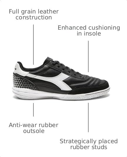 Image of Diadora Mens Calcetto Ii Lightweight Turf Soccer Cleats