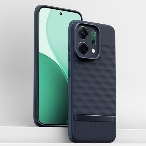 Image of Outlouders Back Cover for Oppo Reno 14 5G | Full Camera Protection | TPU Soft Flexible Shockproof Bumper Case (Blue)