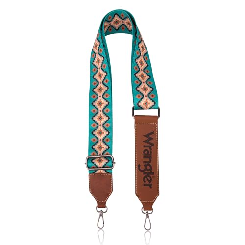 Image of Wrangler Strap Western Purse Straps Replacement Crossbody Handbag Adjustable Aztec Wide Guitar Strap