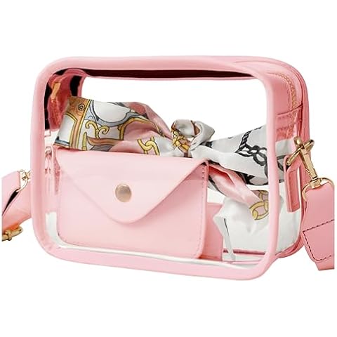 Wellnice Clear Crossbody Bag Set for Women Cover