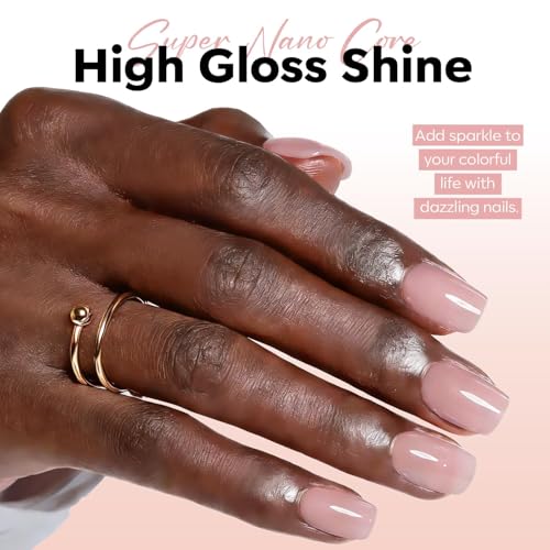 Image of modelones Jelly Nude Pink Gel Nail Polish 15ML, Hema Free Summer Soak-Off UV Gel Polish - 28+Days Long-Lasting Nail Art DIY Manicure Kit Home Salon Women Gifts