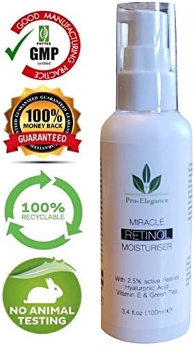 Retinol Moisturiser cream 2.5% 100ML For Day & Night with Hyaluronic Acid Vitamin E & Aloe Vera Anti Aging Face & Neck Eye Bags Dark Circles & Crows Feet - Image 4