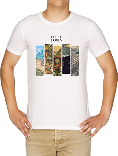 Photo de Vendax Fleet Foxes T-Shirt Homme Blanc