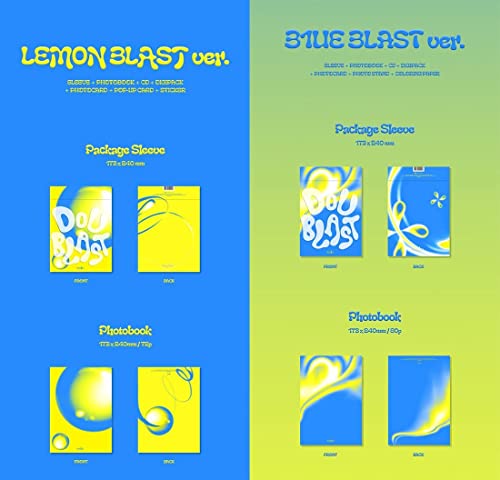 Kep1er Album Doublast B1UE Blast ver. CD K-pop avec avantages de précommande