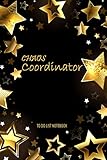gold pimp  Chaos Coordinator To Do List Notebook: Gold Stars To do & dot grid matrix Journal, Undated Daily Lined Planner with Checkboxes, Checklist Organizer Gifts