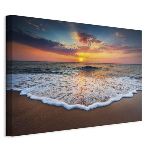 murando - Quadro Acustico Mare 1 pezzo schiuma acustica Quadri Moderni Camera da Letto Matrimoniale - Stampa su Tela - Pannelli Fonoassorbenti Decorativi - Fonoassorbente Acustiche