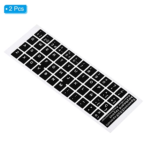 Pegatinas para teclado en español PATIKIL, 2 unidades miniatura 3