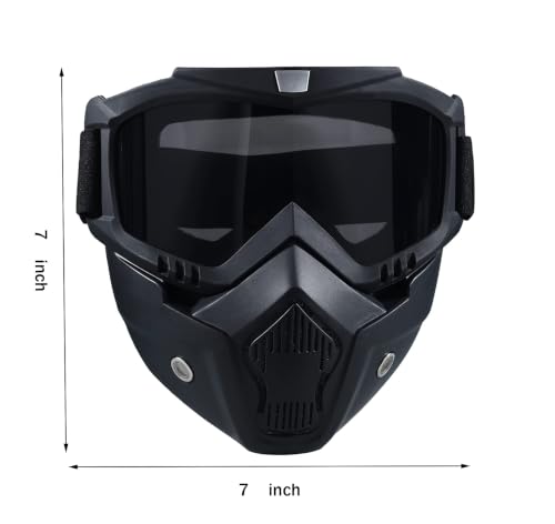 Image of Paintball Mask Anti Fog,Tactical Full Face Mask Ski Mask Goggles Detachable Adjustable,Motorcycle Riding Face Protection