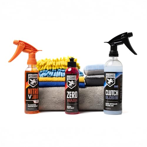 AllGuard Quick DIY Ceramic Coating Kit with XiO2™ - 7H Strength (Full Coating Kit (10-Item))