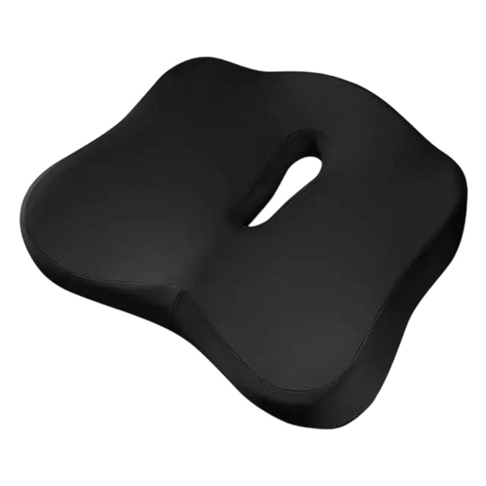 Auto Sitzerhöhungen Für Peugeot 2008 2024 2025, Autositzkissen Sitzkissen Booster Kissen Atmungsaktive Bequem Hüftstütze Langes Fahren Zubehör,A/Black