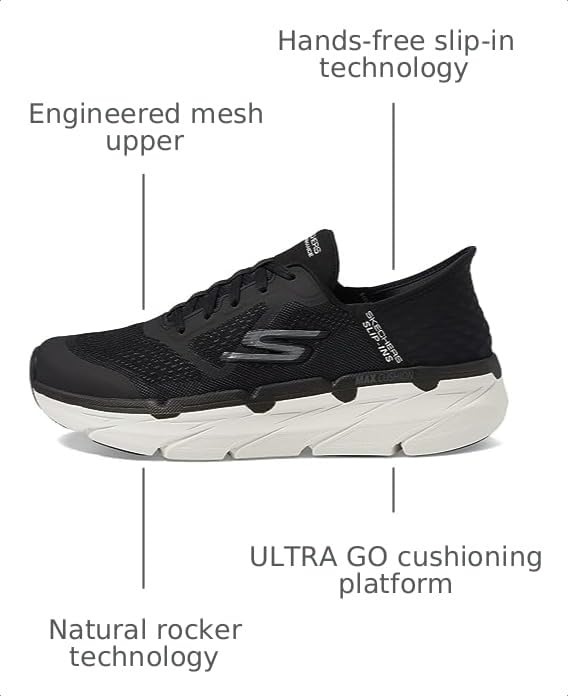 Image of Skechers Men's Max Cushioning Slip-ins - Athletic Workout Running Walking Shoes with Memory Foam