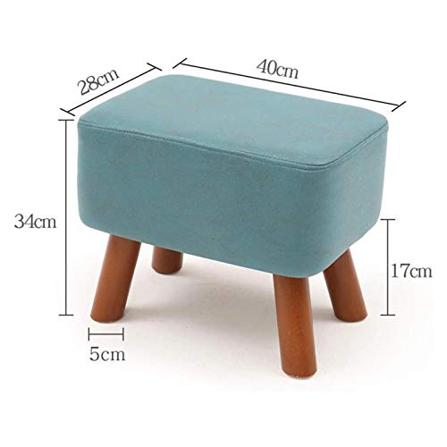 Taburetes mesa de centro de maquillaje y reposapiés de dormitorio 40x28x34 7