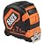 Klein Tools 9375 Tape Measure, Heavy-Duty Measuring Tape with 7.5 m Metric Double-Hook Double-Sided Nylon Reinforced Blade, Metal Belt Clip