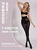 ARMOROSE Indestructible Tights for Women, Rip Resistant Durability T-Crotch Pantyhose Semi Sheer High Waist Stockings #4