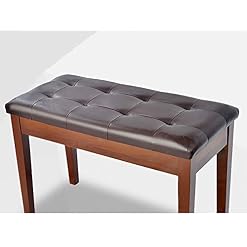 TEmkin Tabouret de Piano Double en Bois, Banc de Clavier avec Compartiment de Rangement, Pieds en Bois Robustes, Coussin en Cuir PU Souple - Les Beatles, Paul McCartney, John Lennon, RIngo Starr, George Harrison TEmkin Tabouret de Piano Double en Bois, Banc de Clavier avec Compartiment de Rangement, Pieds en Bois Robustes, Coussin en Cuir PU Souple – Image 6