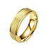 Produktbild MAGIIE Ring Damen/Herren als Verlobungsringe,Freundschaftsringe & Partnerringe,Größe 54 bis 64 (Gold, 54 (17.2))