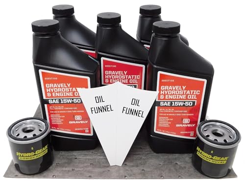Gravely 5-Quart Hydro Change Kit w/Filters