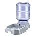 IUPPA Automatic Pet Water Feeder 3.8L Gravity Dog Cat Water Dispenser Auto Water Feeding Pet Bowl for Small Medium Dogs Cats