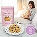 Happy Latch Lactation Cookies, Fresh Batch, Chocolate Chip Oatmeal, Made in USA, Natural Ingredients, No Preservatives, 16 Individually Wrapped Cookies, Soft and Chewy, Whole Rolled Oats, Brewers Yeast, Sunflower Lecithin, Flaxseed Meal, Improve Breast Milk Production, 16 oz.