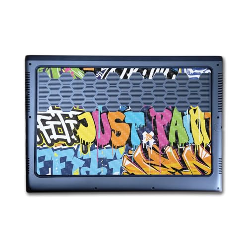 Image of Carbon Fiber Laptop Skin Compatible with Alienware M16 R2 (2024) - Just Paint - Premium 3M Vinyl Protective Wrap Decal Cover - Easy to Apply | Crafted in The USA by MightySkins