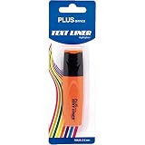Punta biselada Fluorescente Plus TEXT LINER Naranja- Blister
