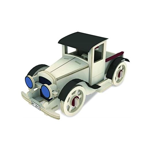 CEBEKIT – Oldtimer Pick-Up 3D pussel från början XX-århundradet, beige (bleknar c-9726)