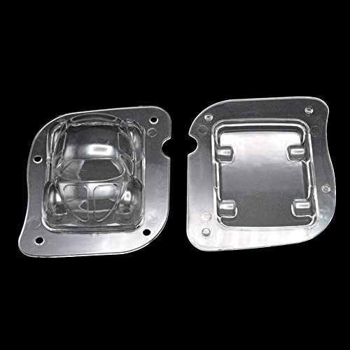 Tuke 5.5'' 3D Car Shaped Polycarbonate Chocolate Mold Hard Poly-Carbonate Candy Mold 3D Car Chocolate Mould #TOP4