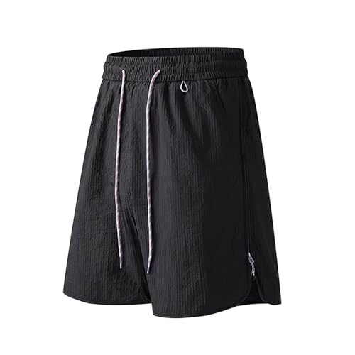 Short cargo ample pour homme stretch et uni avec poches pratiques