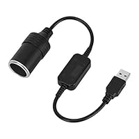 usb auf zigarettenanzünder 12v, Auto USB Zigarettenanzünder Sockel Konverter Adapter männlich zu weiblich für Auto Zigarettenanzünder