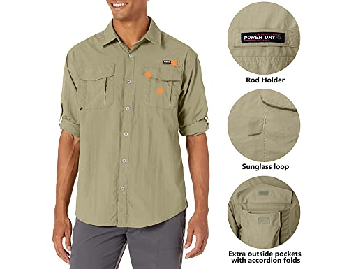 Little Donkey Andy Men's UPF 50+ UV Protection Shirt, Short Sleeve Fishing Shirt, Breathable and Fast Dry3