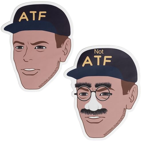 National Gun Trusts - Made in The USA - ATF Guy Sticker Vinyl Bumper Sticker Decal Waterproof (Vinyl, 4" x 5")