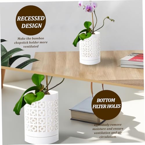 Pots à orchidées avec trous pot de rempotage céramique respirant Jorzer 10cm - 3