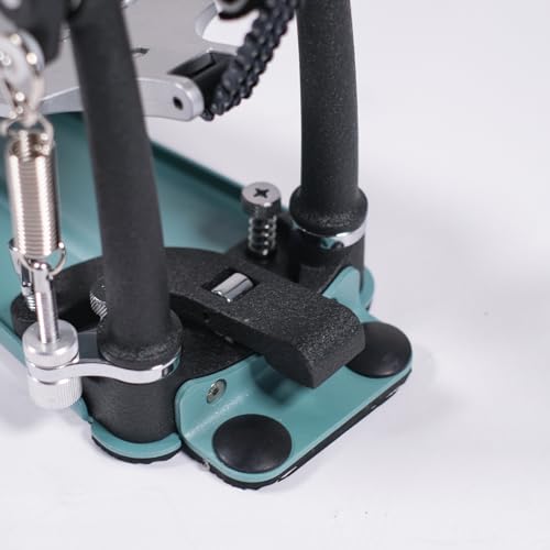 GIOCO Bass Drum Pedal - Double Chain Kick Drum Pedal for Drum Set and Electronic, Single Pedal Hammer, Suitable for Beginner & Pro Drummers, Drum Accessories